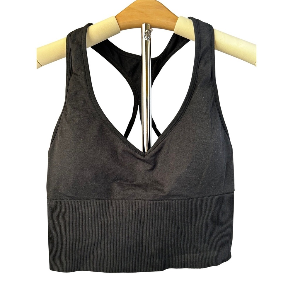 Victoria Secret Sport Bra Seamless Lightly‎ Lined Brassiere Black Small